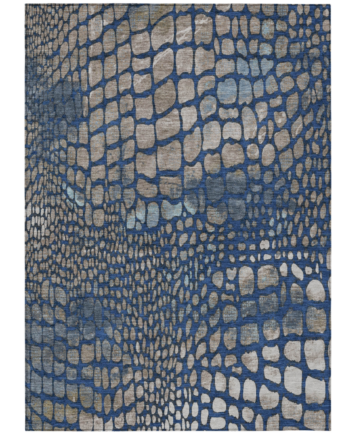 Addison Chantille Machine Washable Acn988 3'x5' Area Rug In Navy