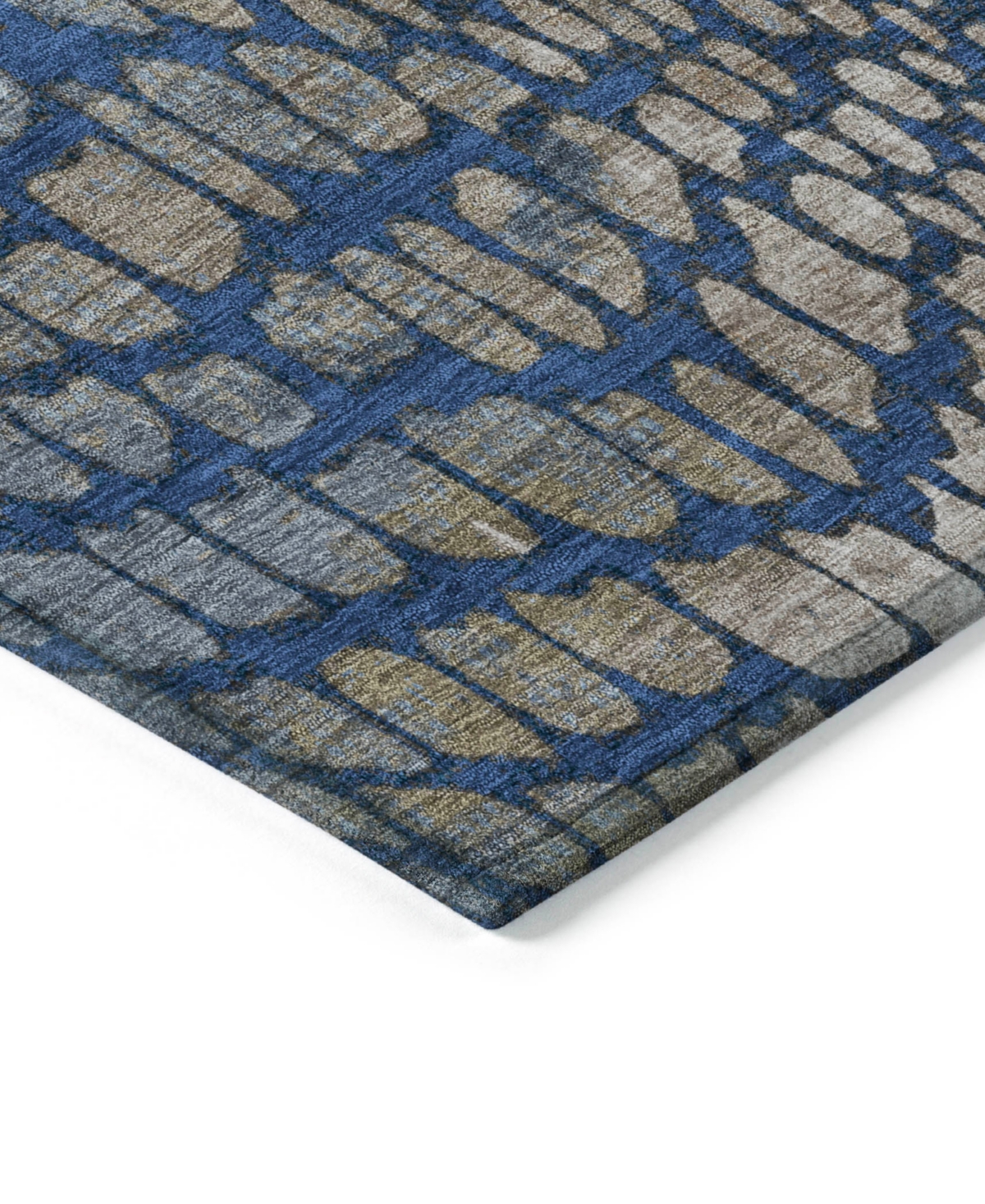 Addison Chantille Machine Washable Acn988 3'x5' Area Rug In Navy