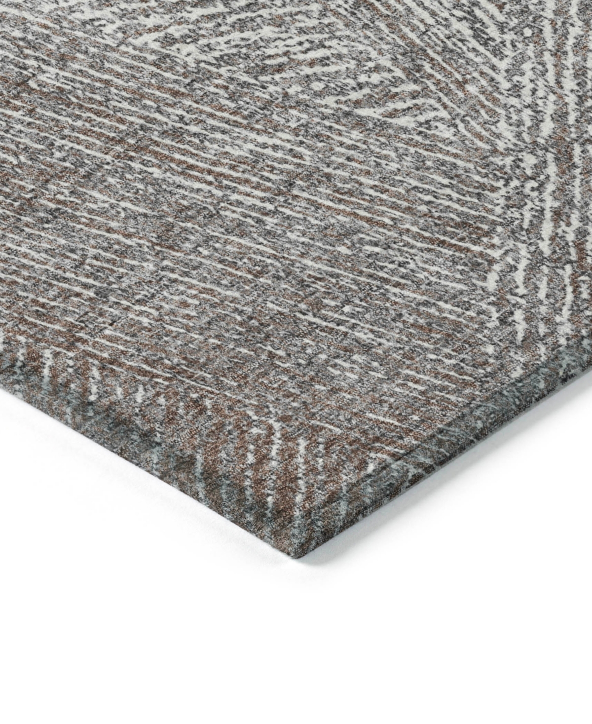 Addison Chantille Machine Washable Acn991 2'3"x7'6" Runner Area Rug In Gray