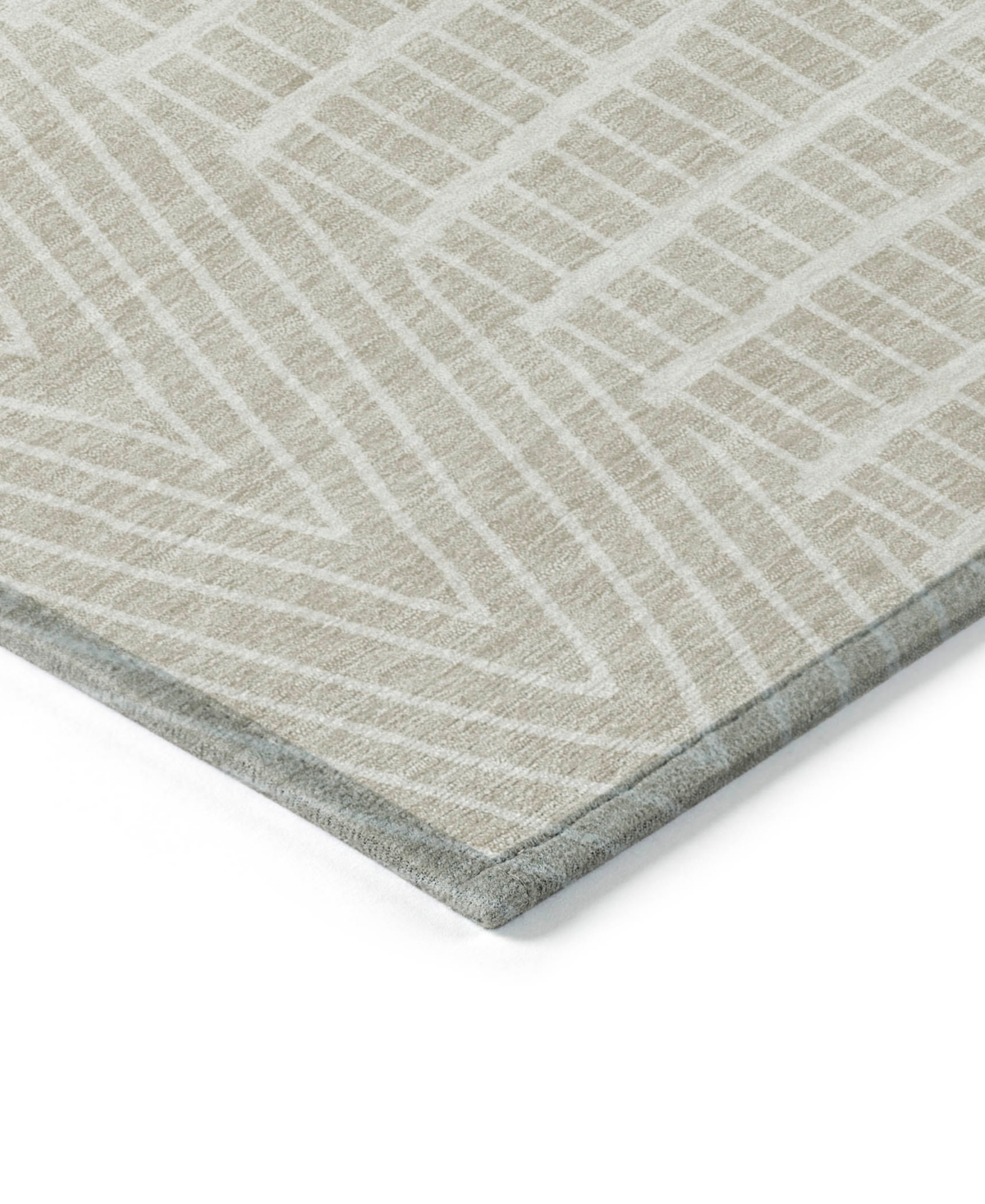Addison Chantille Machine Washable Acn990 2'3"x7'6" Runner Area Rug In Beige