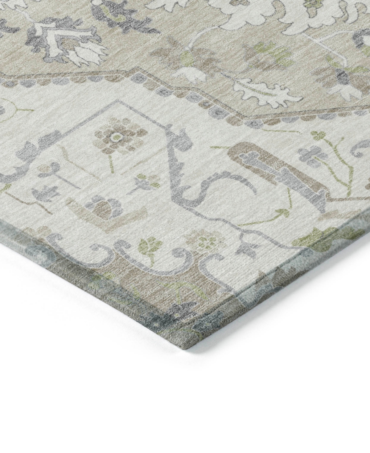 Addison Chantille Machine Washable Acn985 2'3"x7'6" Runner Area Rug In Ivory