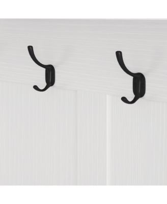 Streamdale Hallway Hall Tree with Bench, Shelves & Pegboard