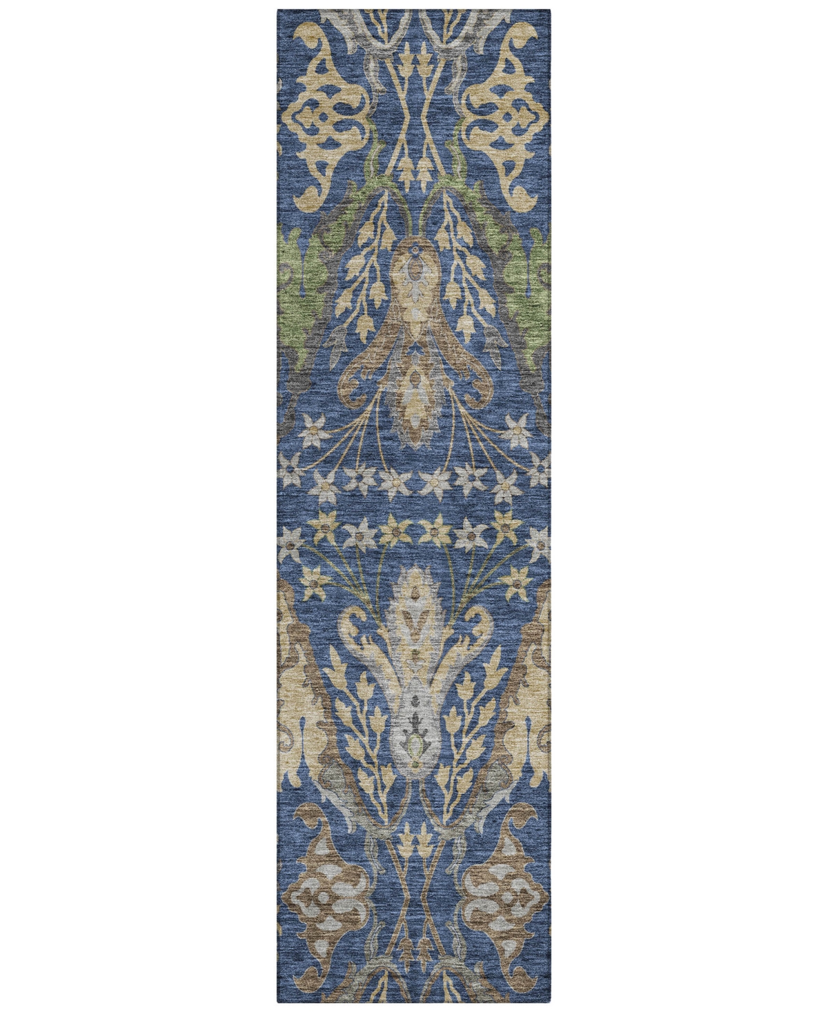 Addison Chantille Machine Washable Acn1153 2'3"x7'6" Runner Area Rug In Navy