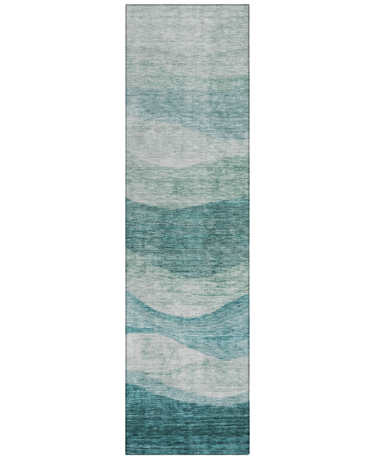 Addison Chantille Machine Washable Acn1141 2'3"x7'6" Runner Area Rug In Mint