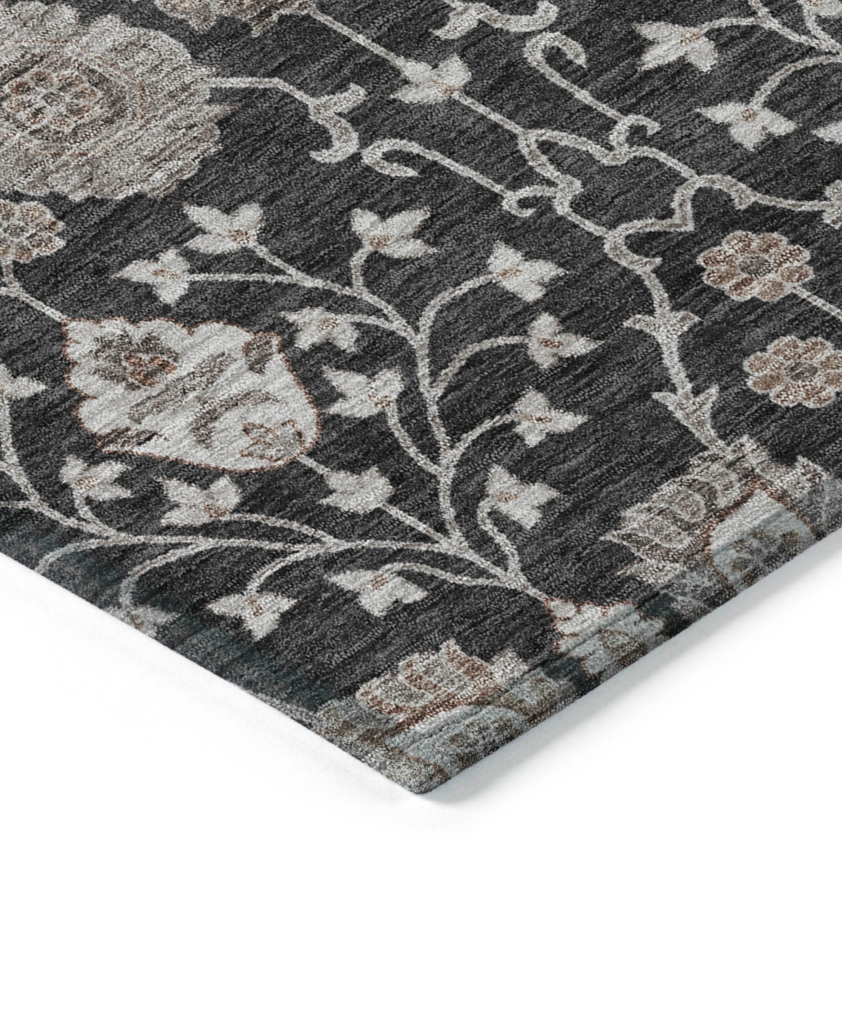 Addison Chantille Machine Washable Acn1155 8'x10' Area Rug In Black