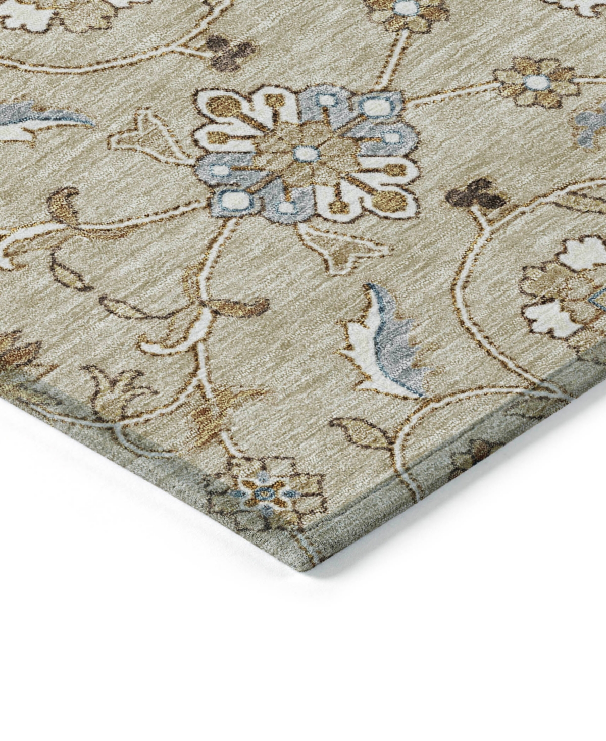 Addison Chantille Machine Washable Acn1149 8'x10' Area Rug In Beige