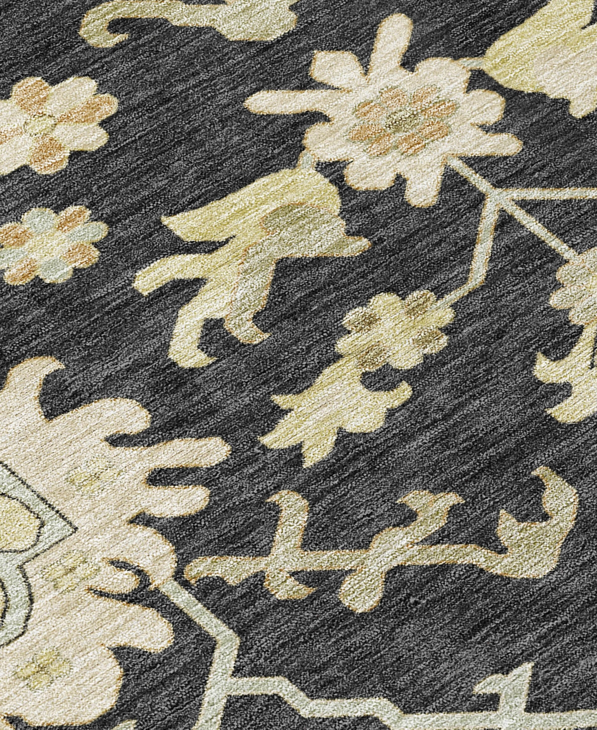 Addison Chantille Machine Washable Acn1150 2'3"x7'6" Runner Area Rug In Black