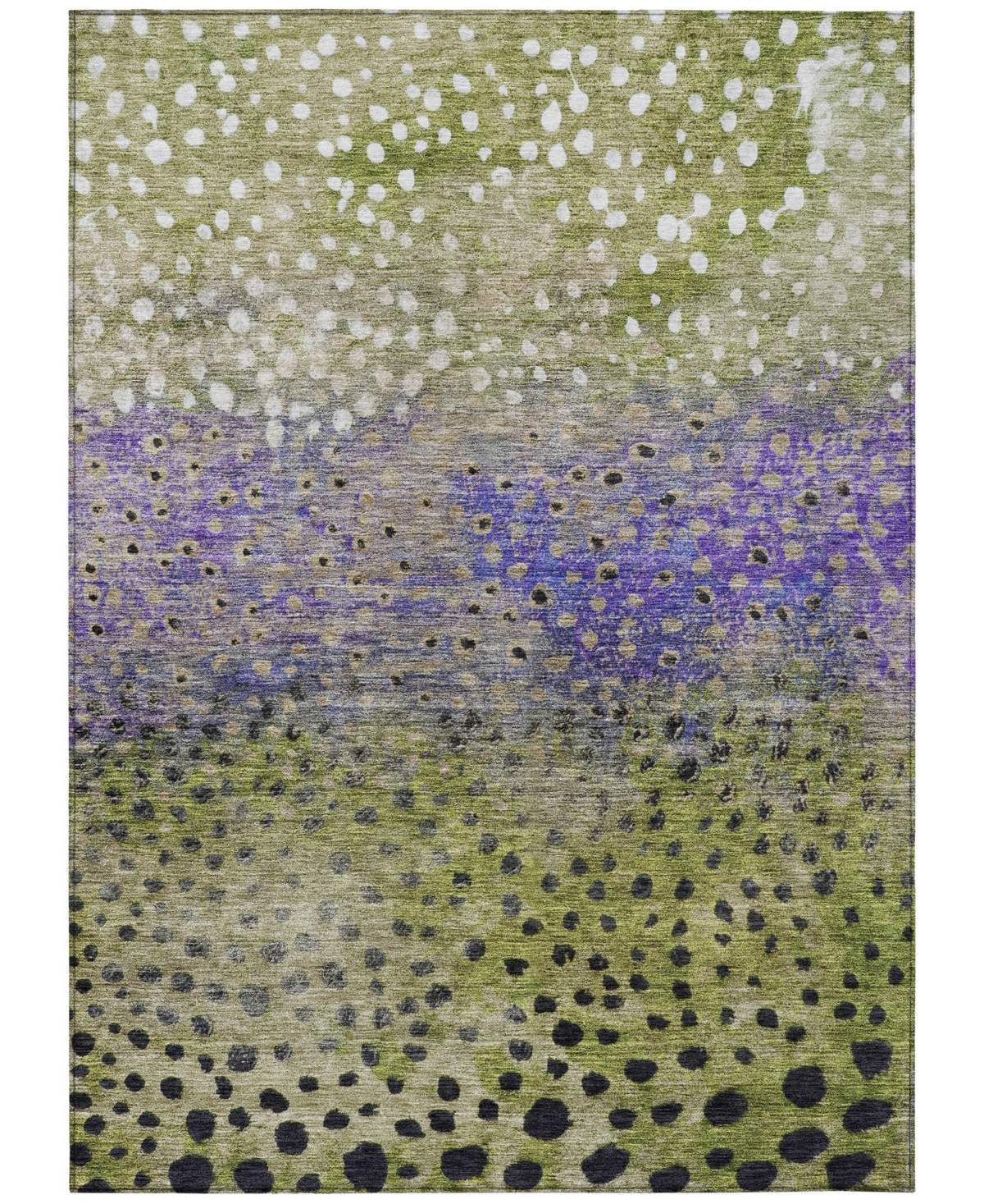 Addison Chantille Mahine Washable Acn1074 2'6"x3'10" Area Rug In Green
