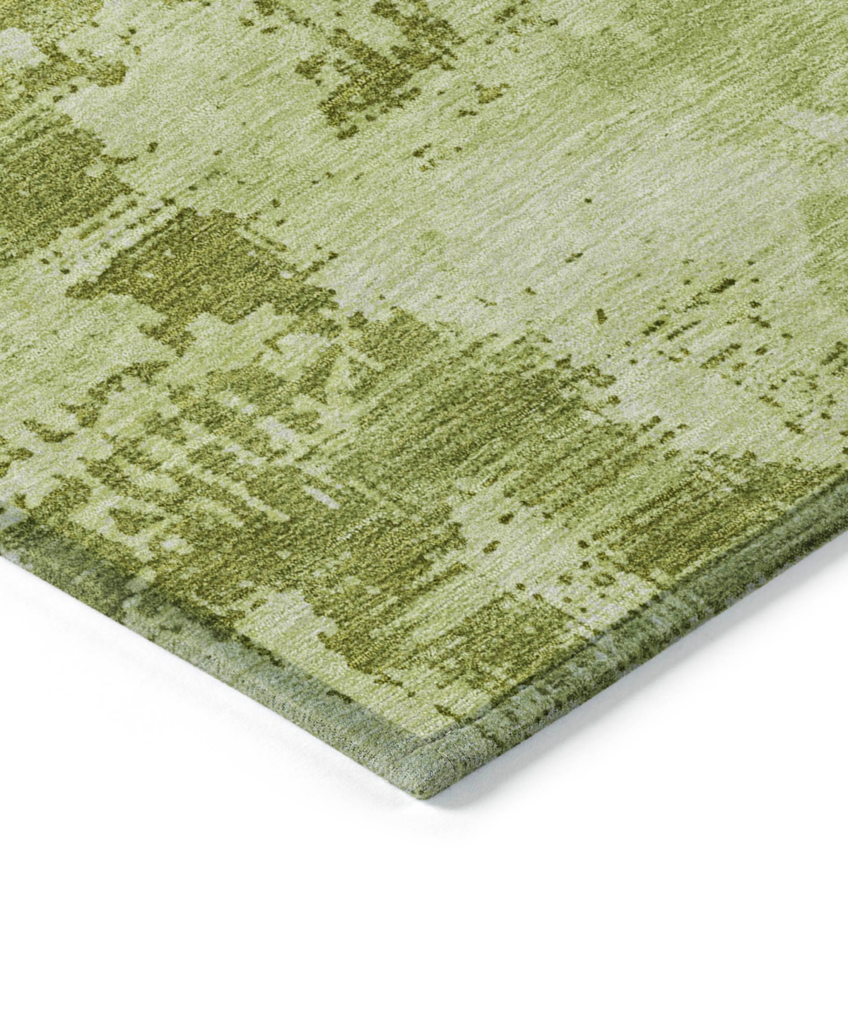Addison Chantille Machine Washable Acn1062 9'x12' Area Rug In Lime