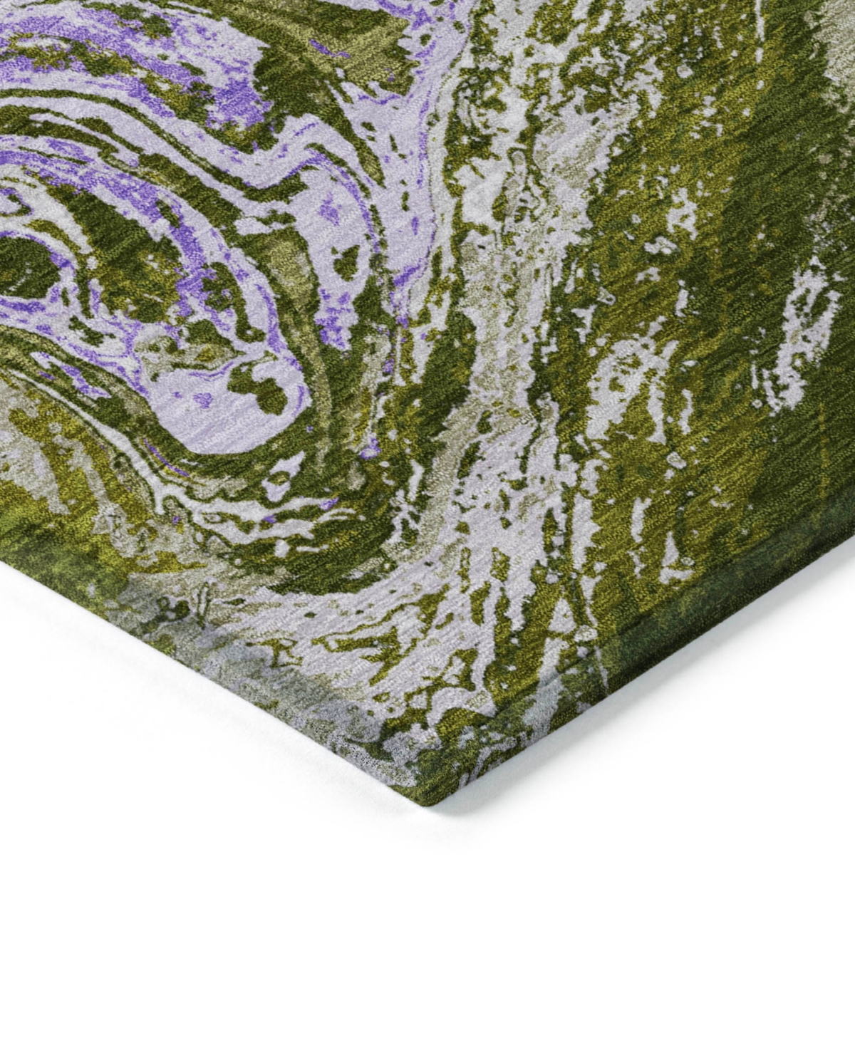 Addison Chantille Mahine Washable Acn1061 9'x12' Area Rug In Olive