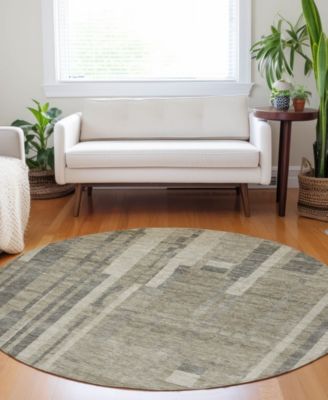 Addison Chantille Machine Washable ACN1063 8'x8' Round Area Rug