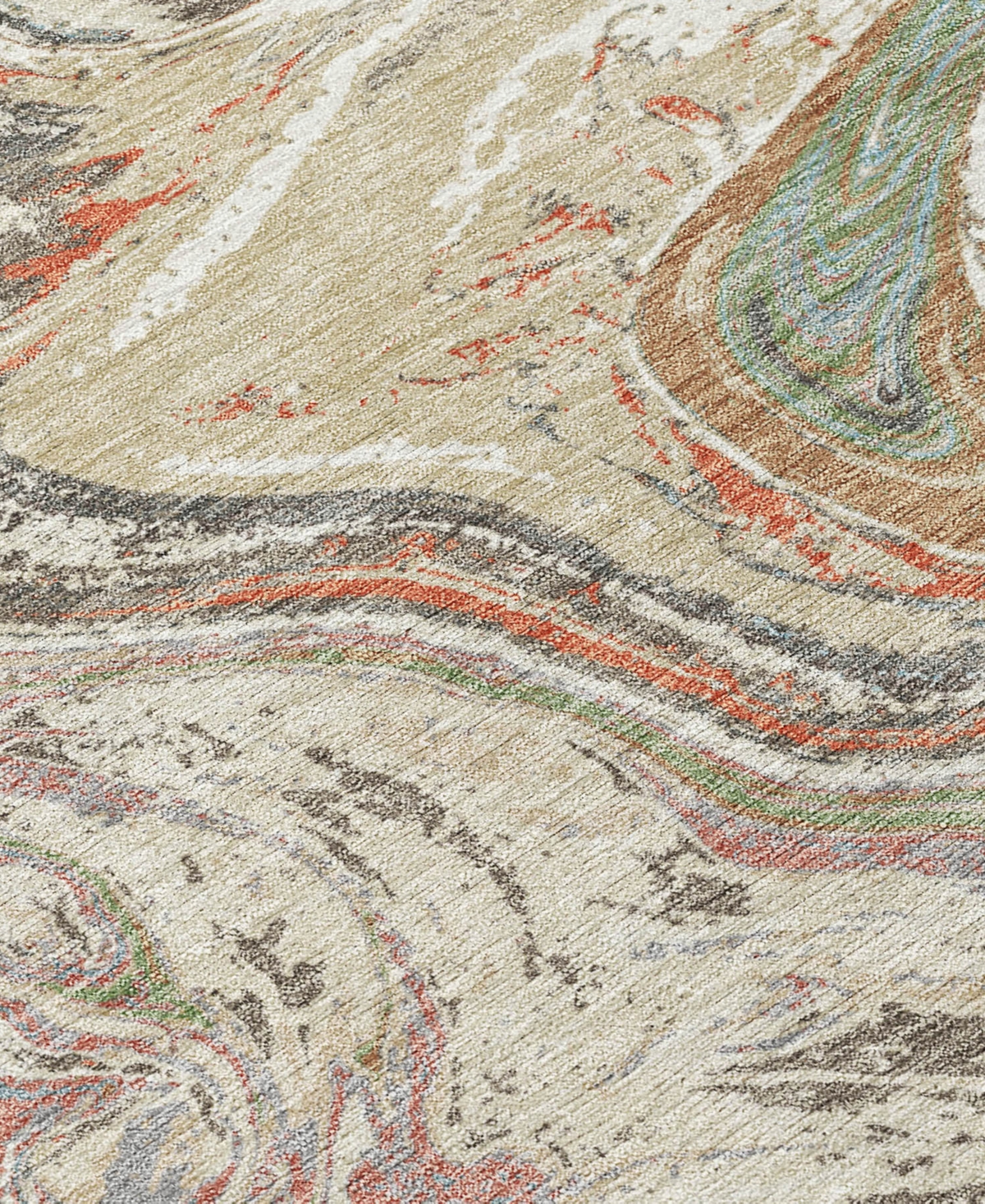 Addison Chantille Mahine Washable Acn1061 3'x5' Area Rug In Beige