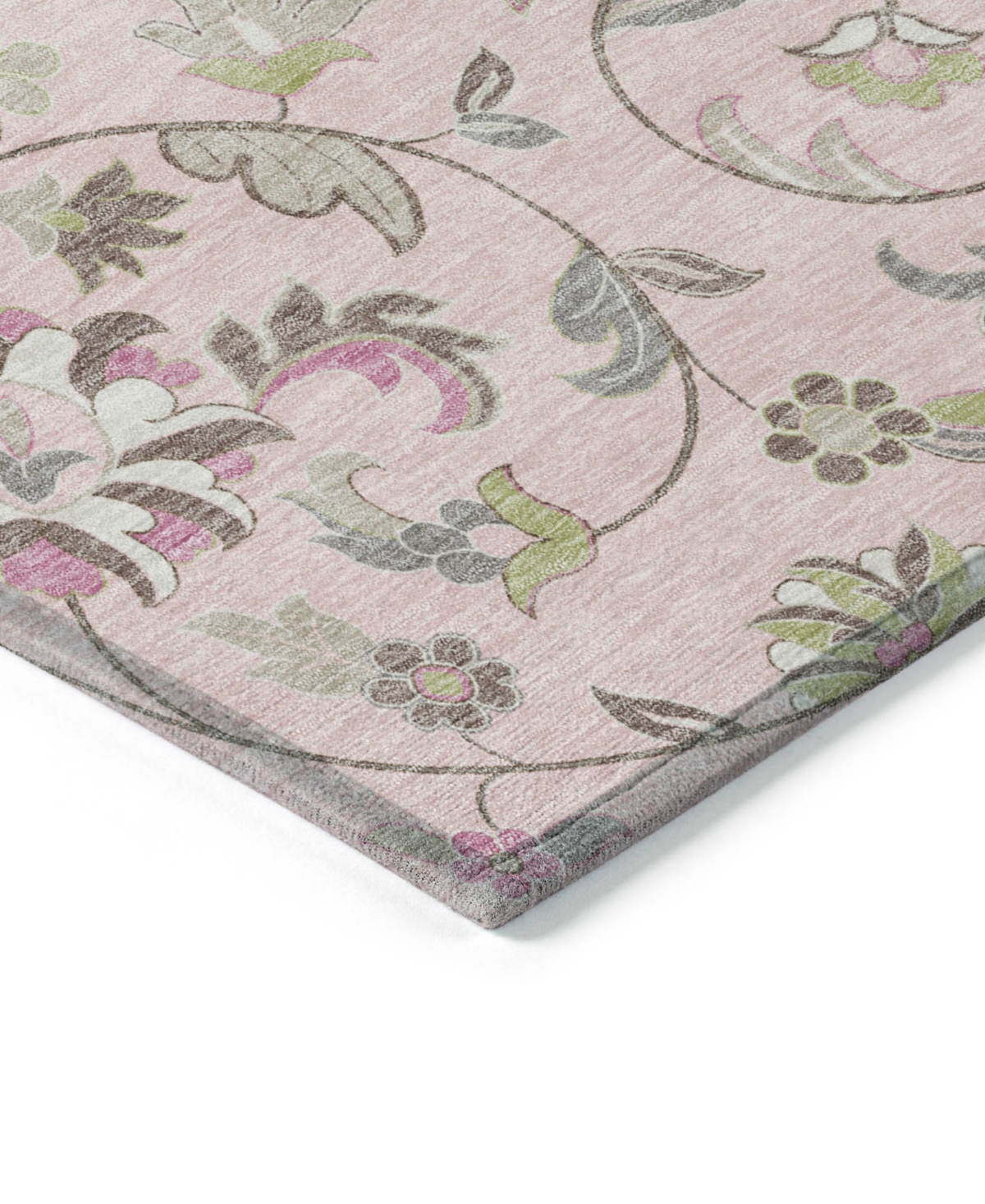 Addison Chantille Machine Washable Acn1006 5'x7'6" Area Rug In Pink