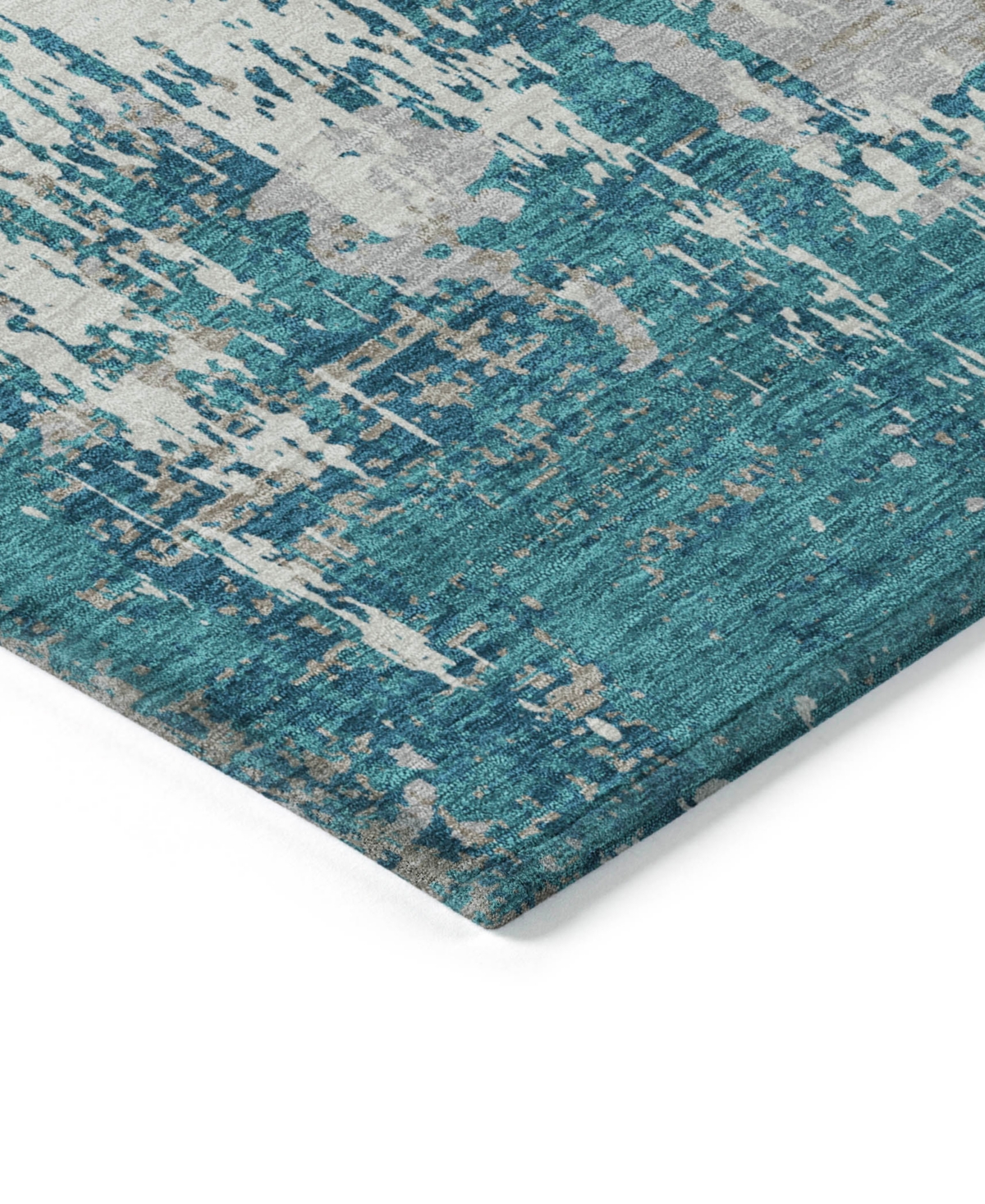 Addison Chantille Machine Washable Acn1008 2'3"x7'6" Runner Area Rug In Teal