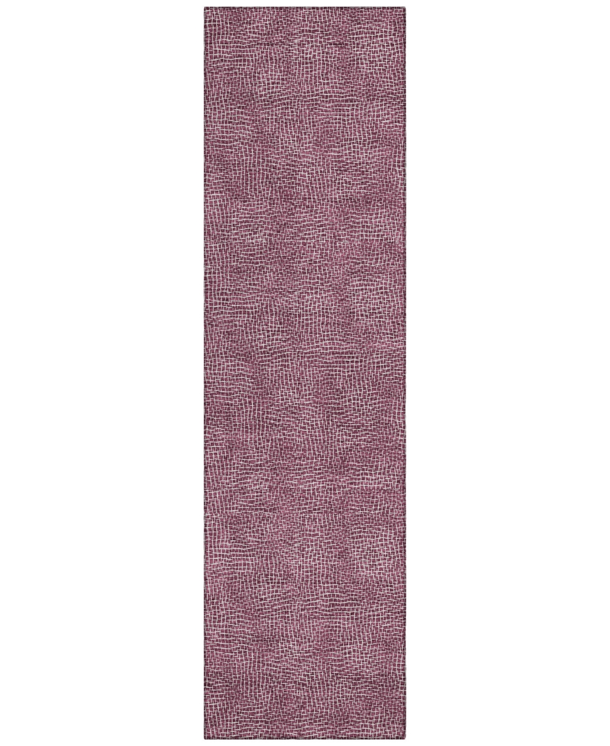 Addison Chantille Mahine Washable Acn1057 2'3"x7'6" Runner Area Rug In Eggplant