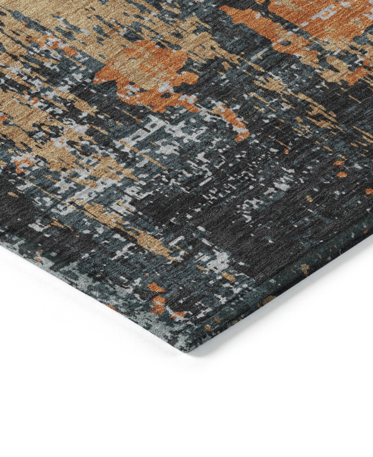 Addison Chantille Machine Washable Acn1008 2'3"x7'6" Runner Area Rug In Charcoal