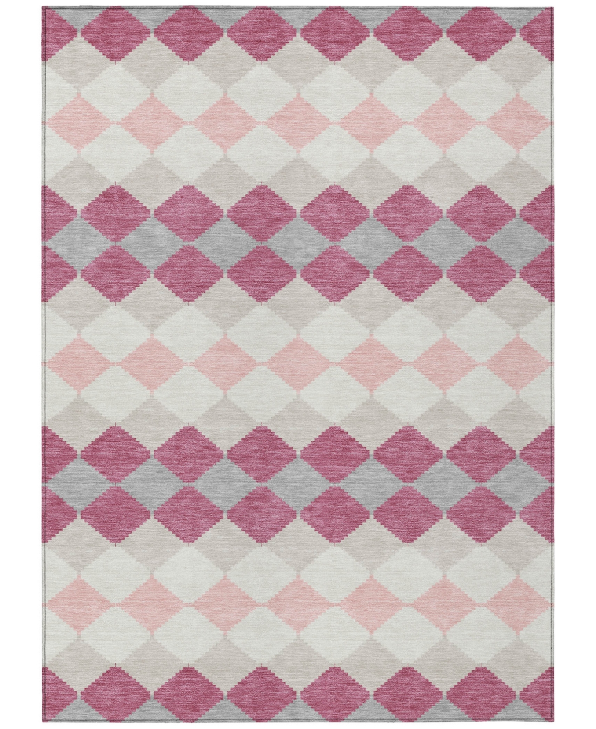 Addison Chantille Machine Washable Acn1007 5'x7'6" Area Rug In Pink