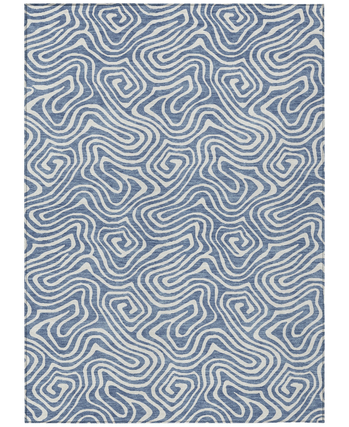 Addison Chantille Mahine Washable Acn1030 10'x14' Area Rug In Denim