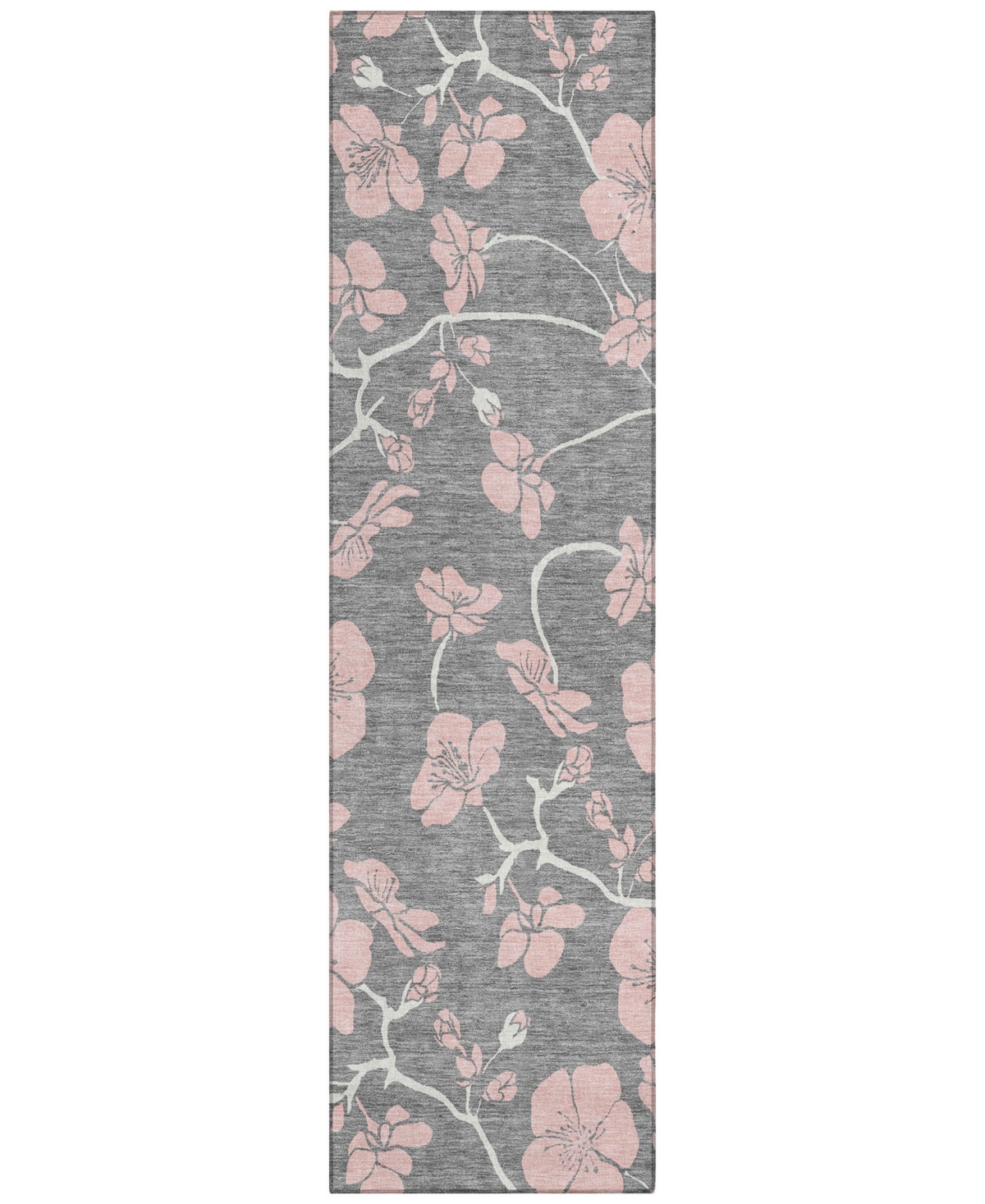 Addison Chantille Mahine Washable Acn1034 2'3"x7'6" Runner Area Rug In Gray