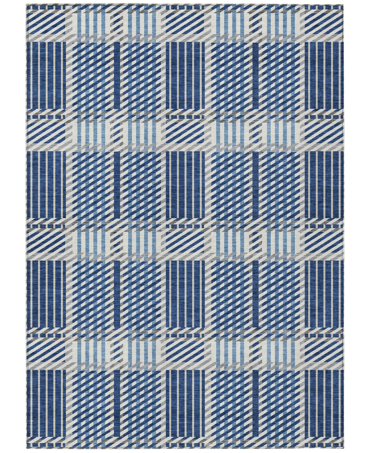 Addison Chantille Mahine Washable Acn1000 9'x12' Area Rug In Navy