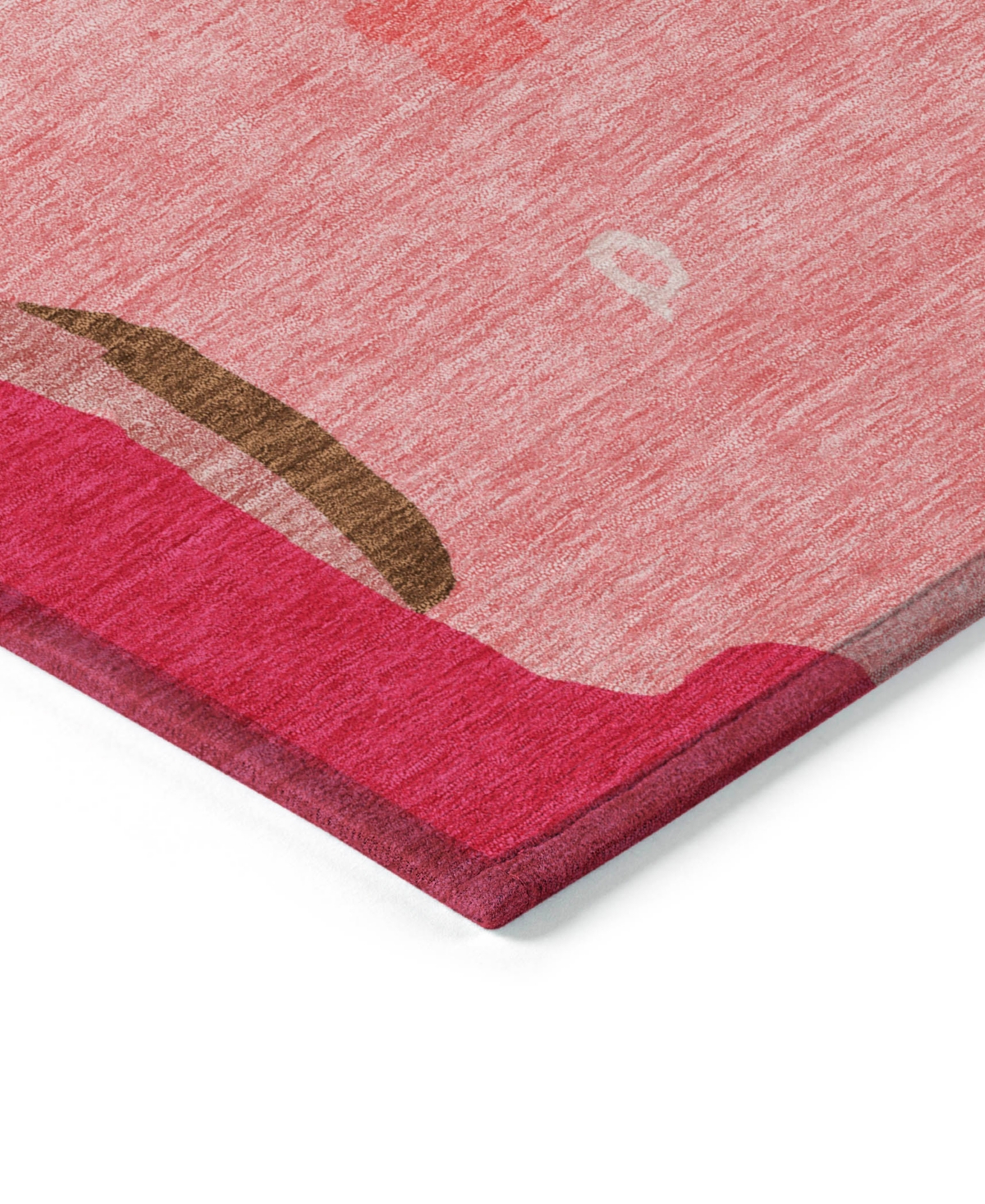 Addison Chantille Mahine Washable Acn1028 2'3"x7'6" Runner Area Rug In Coral