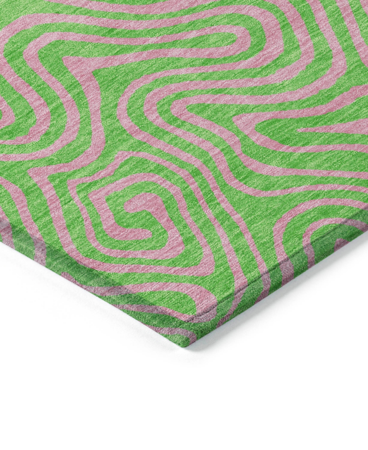 Addison Chantille Mahine Washable Acn1031 2'6"x3'10" Area Rug In Lime