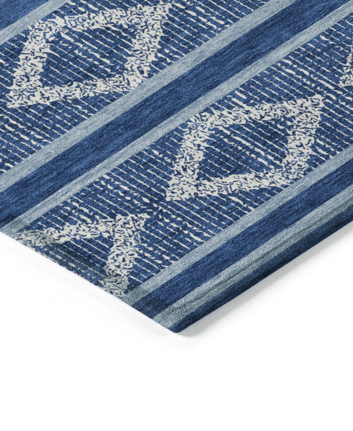 Addison Chantille Mahine Washable Acn1029 8'x10' Area Rug In Navy