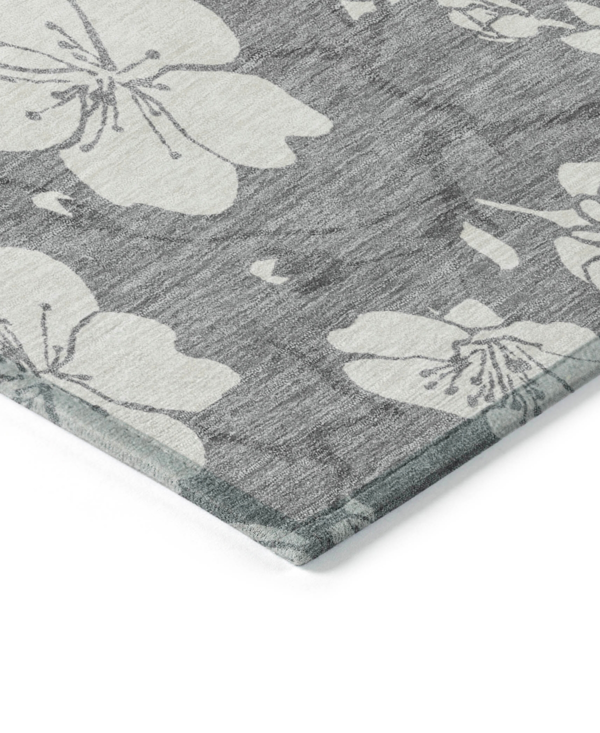 Addison Chantille Mahine Washable Acn1032 8'x10' Area Rug In Gray