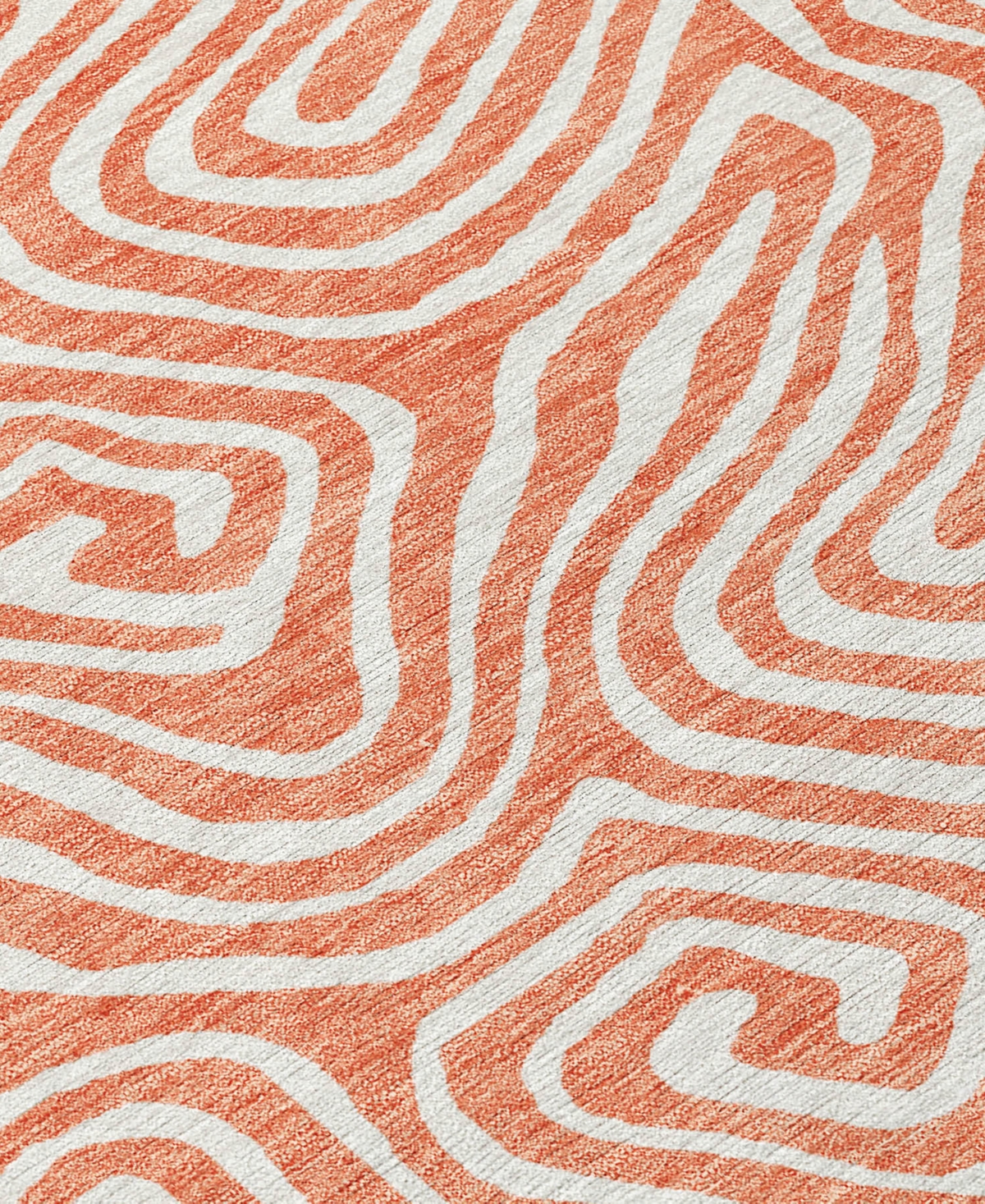 Shop Addison Chantille Machine Washable Acn1030 8'x10' Area Rug In Salmon