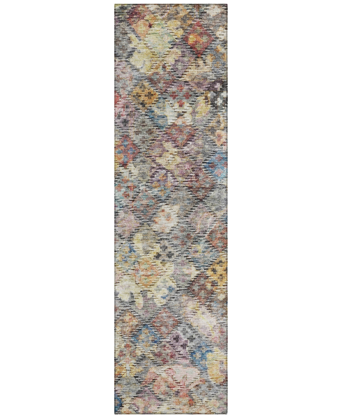 Addison Chantille Machine Washable Acn1109 2'3''x7'6'' Runner Area Rug In Gold