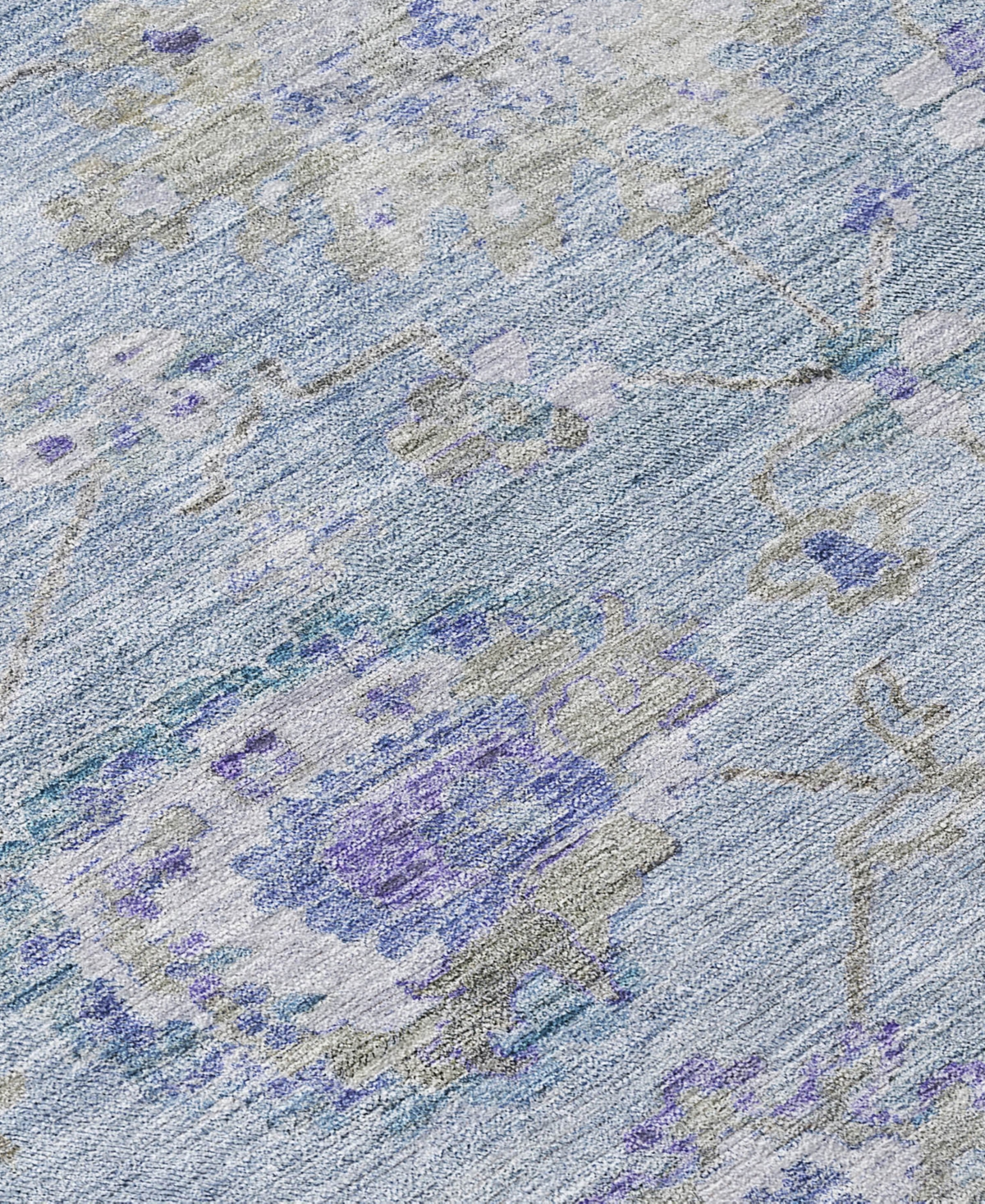 Addison Chantille Machine Washable Acn1107 2'3''x7'6'' Runner Area Rug In Mist