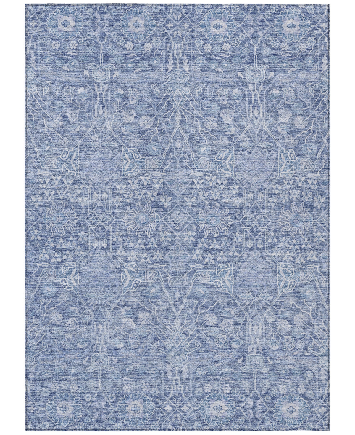Addison Chantille Machine Washable Acn1133 10'x14' Area Rug In Denim