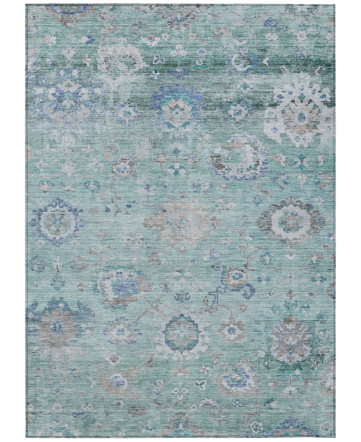 Addison Chantille Machine Washable Acn1107 10'x14' Area Rug In Mint