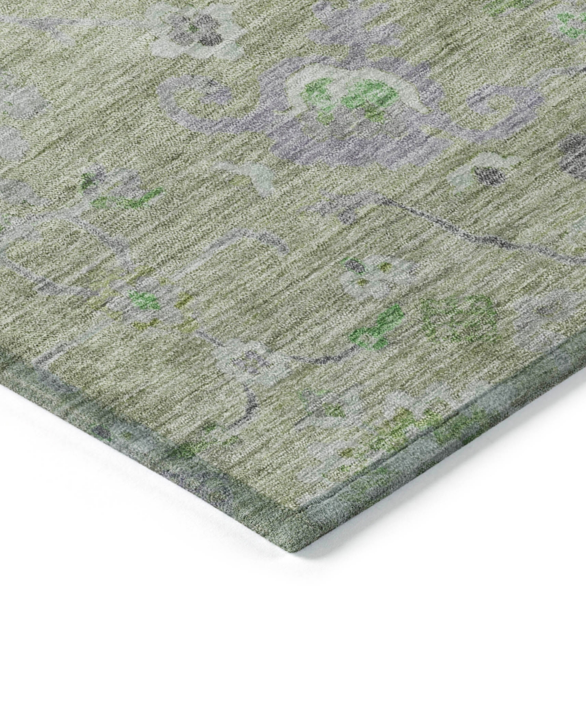 Addison Chantille Machine Washable Acn1107 5'x7'6" Area Rug In Mint