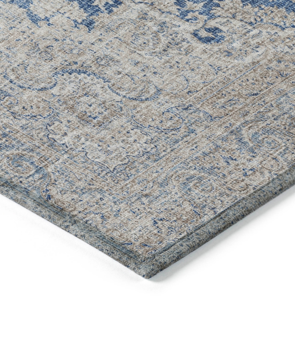 Addison Chantille Machine Washable Acn1003 5'x7'6" Area Rug In Navy