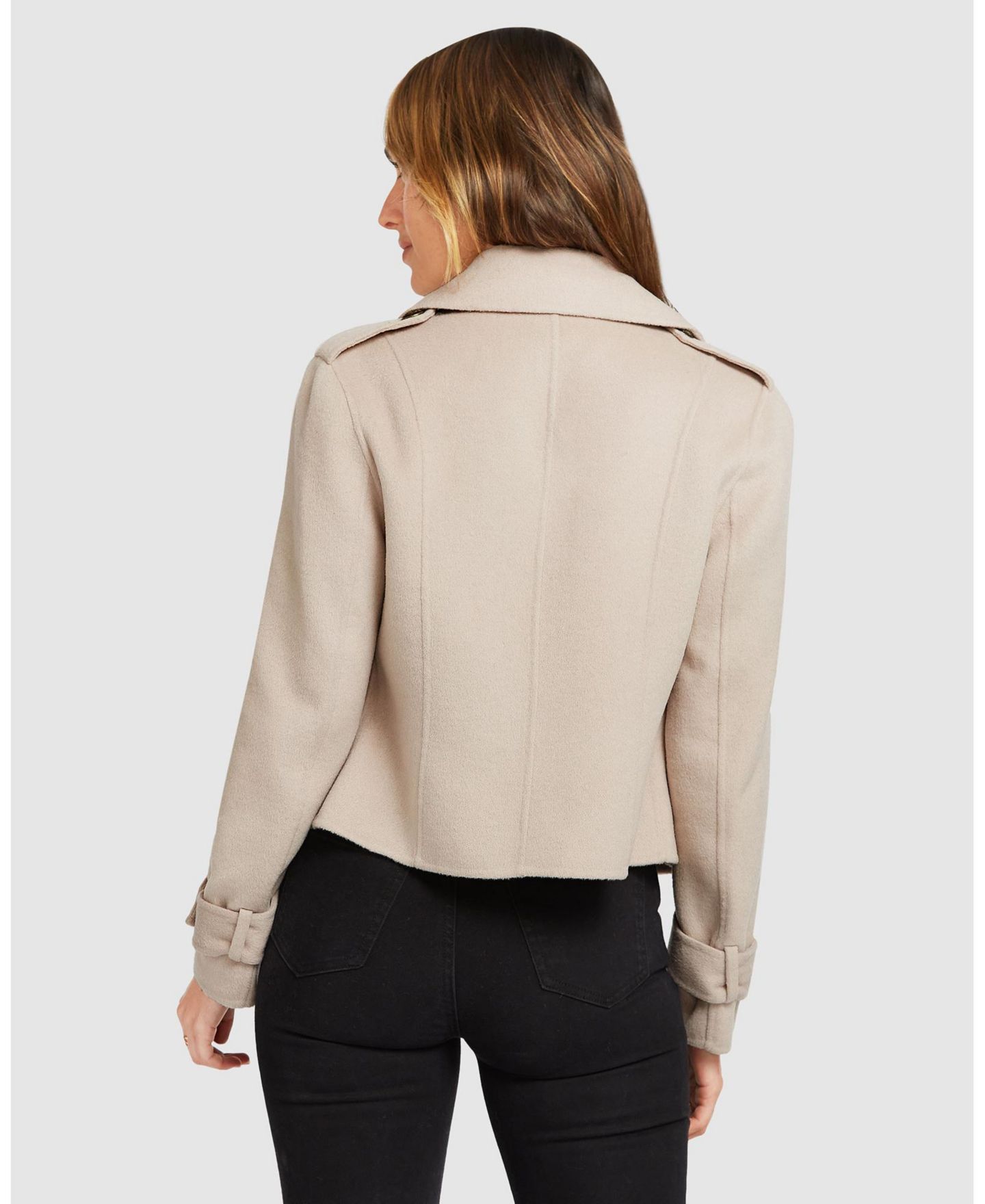 Женская куртка Belle & Bloom Better Off Military Peacoat, цвет: Состаренный золотой — фото 8