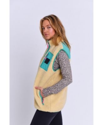 Women's Method Sherpa Vest Dusky Pink