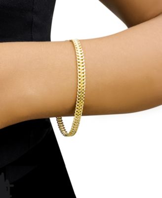 10k Gold Bracelet, Mesh Link Bracelet