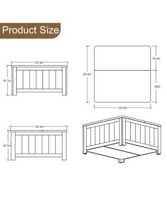 Farmhouse Lift Top Coffee Table with Charging Station & Hidden Storage