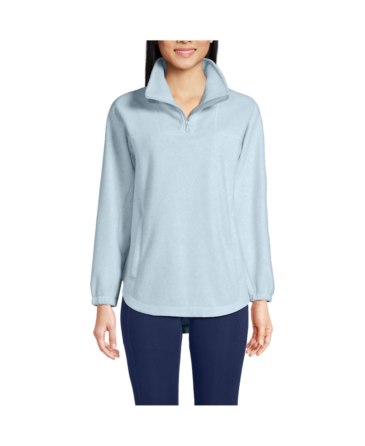 Lands' End Women's Luxe Fleece Quarter Zip