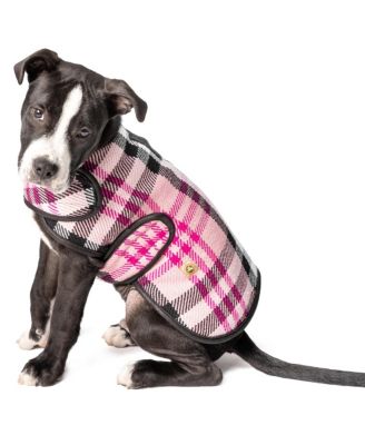 M Pink Plaid Coat