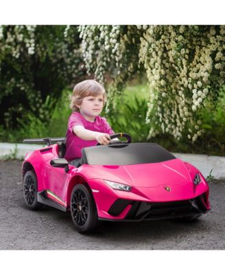 12V Lamborghini Huracan Licensed Kids Electric Car for 3-6 Years