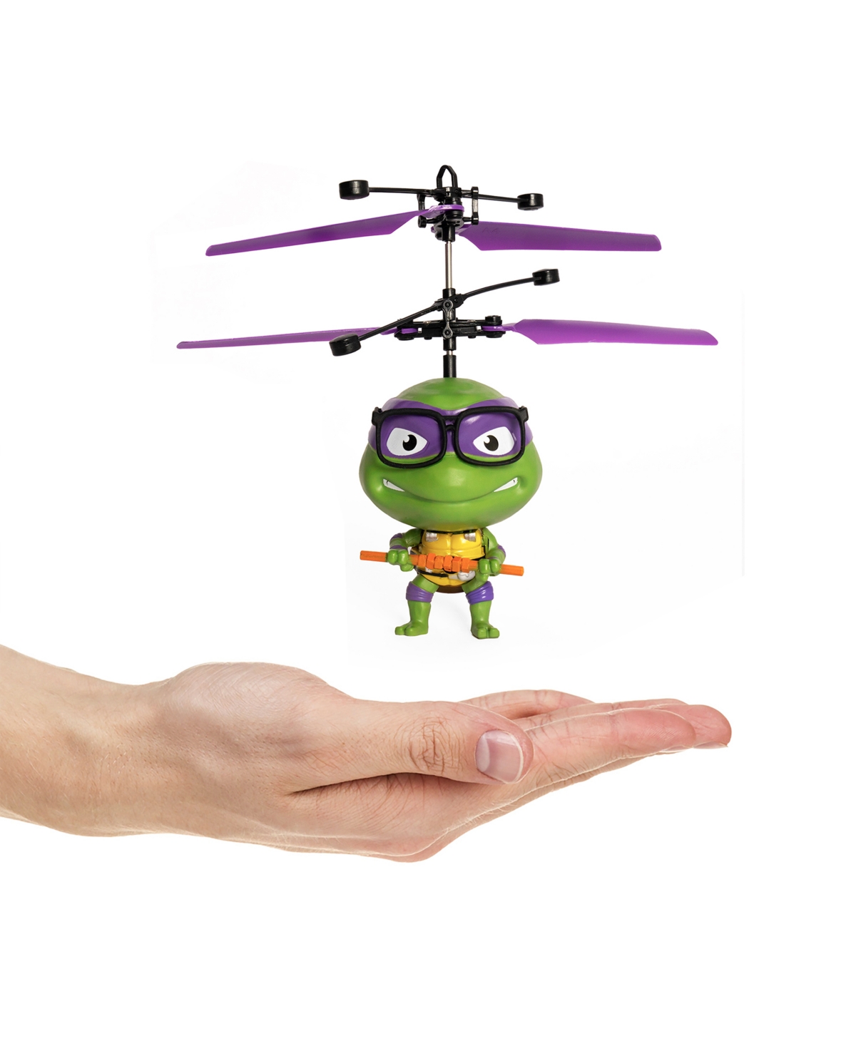 World Tech Toys Tmnt Donatello Flying Ufo Helicopter In Multi