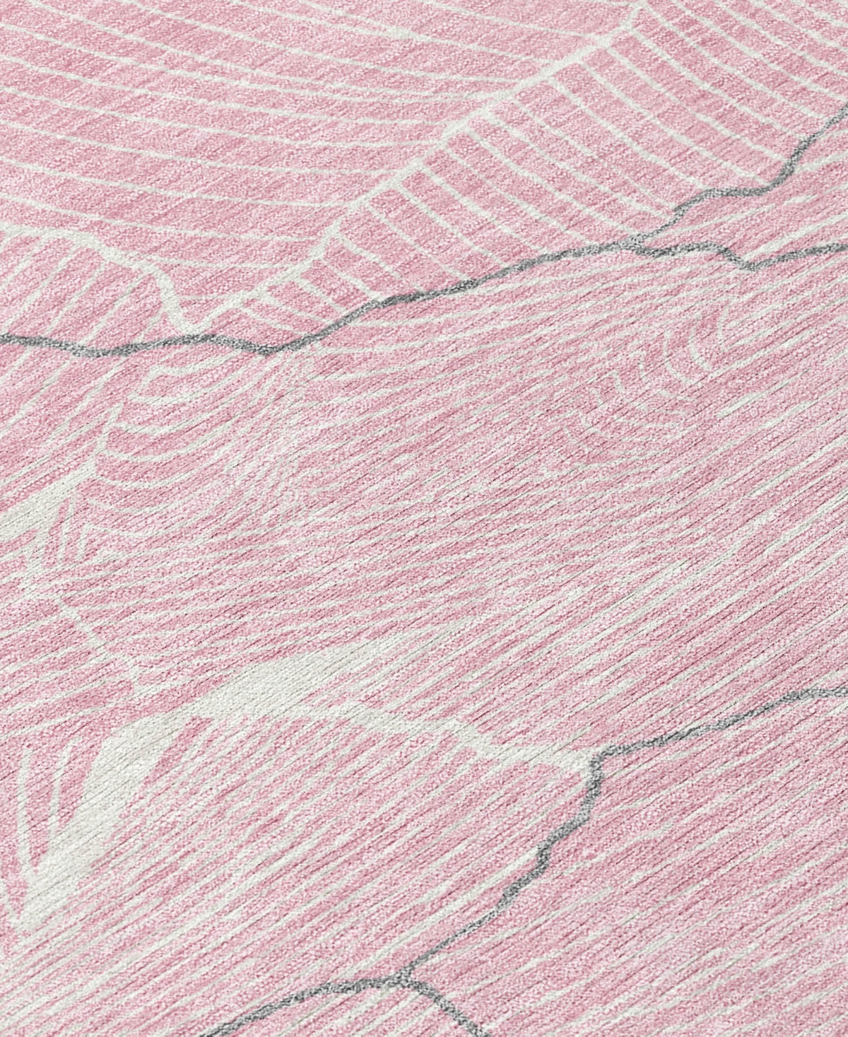 Addison Chantille Mahine Washable Acn1048 9'x12' Area Rug In Pink