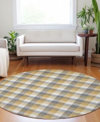 Addison Chantille Machine Washable ACN1053 8'x8' Round Area Rug