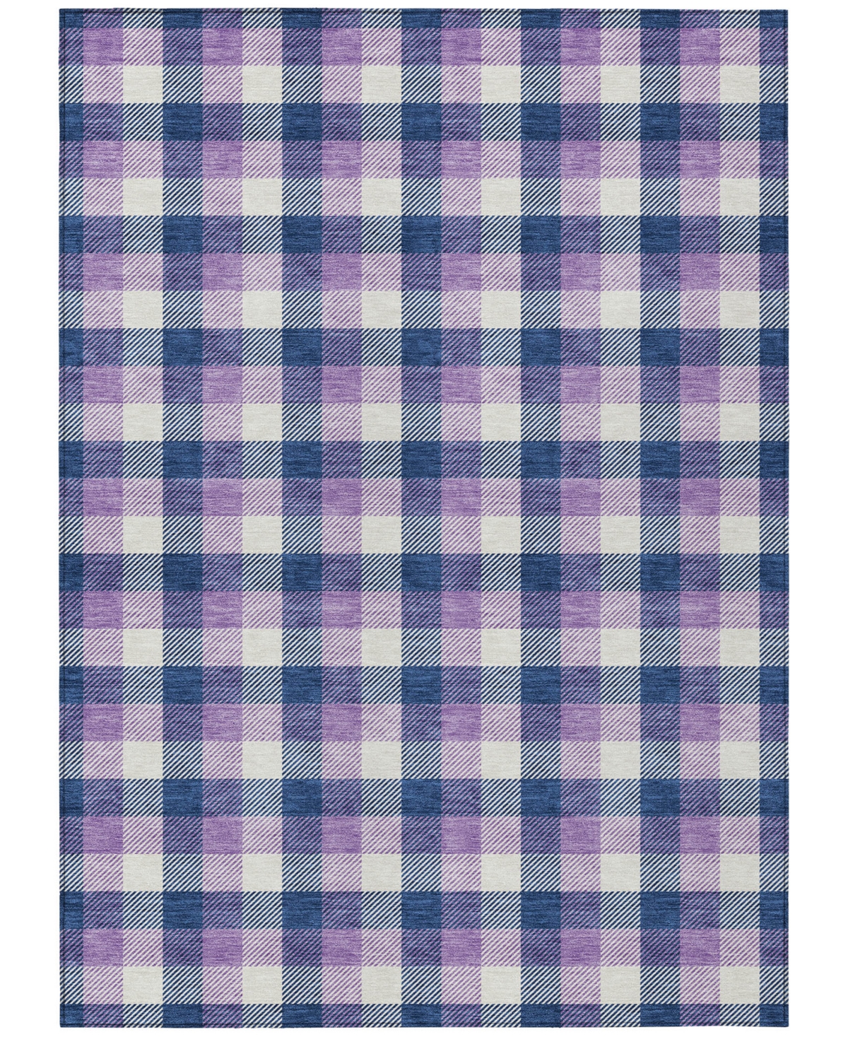 Addison Chantille Mahine Washable Acn1053 8'x10' Area Rug In Navy