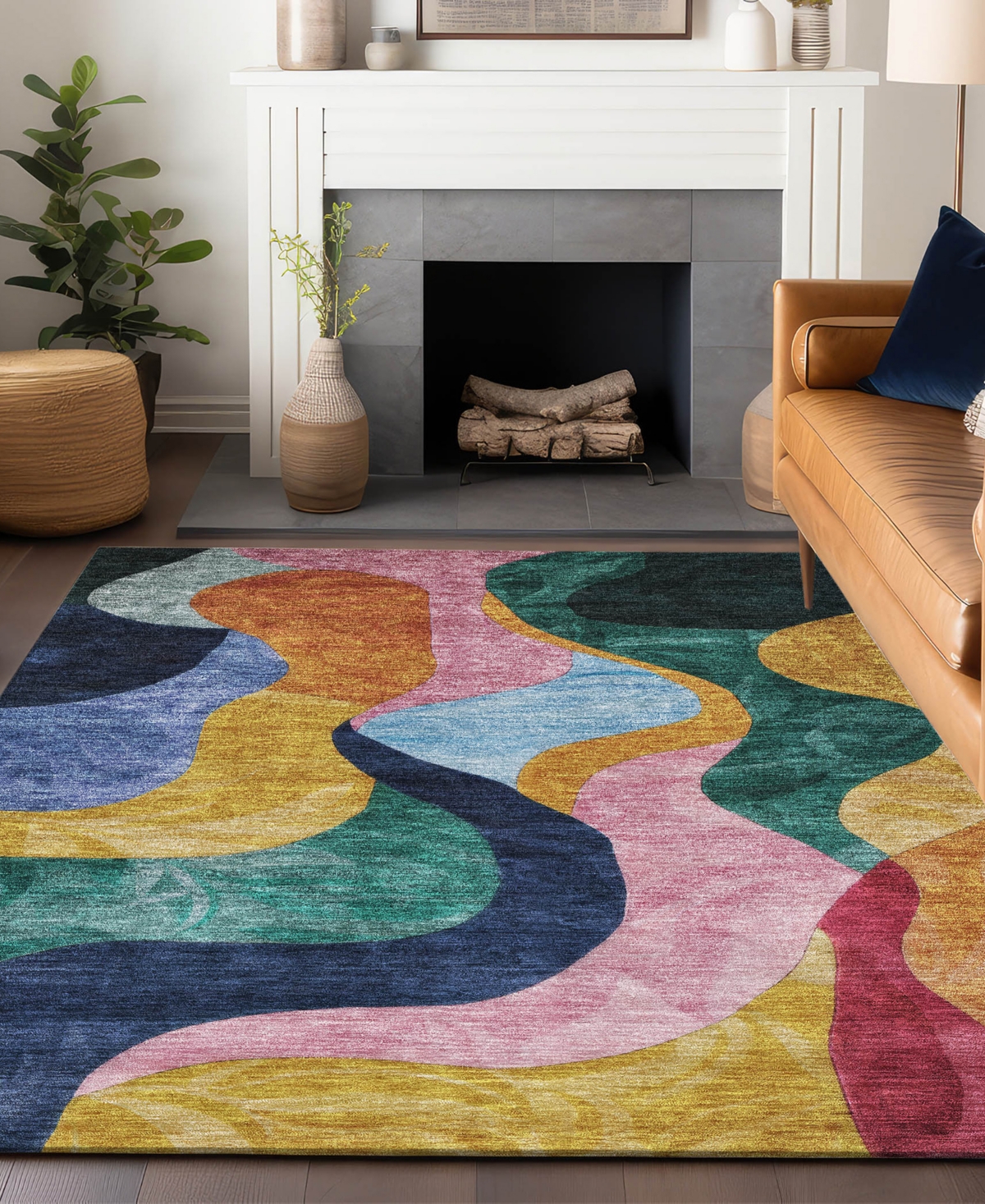 Addison Chantille Machine Washable Acn1120 9'x12' Area Rug In Multi