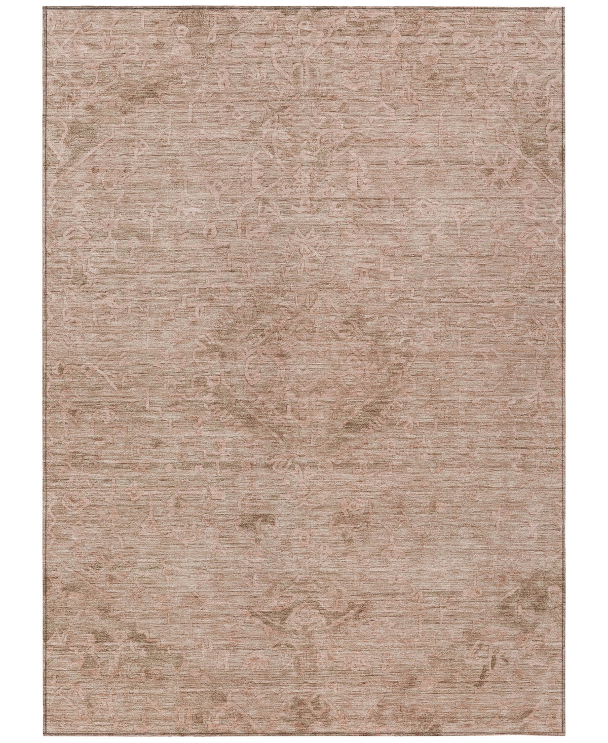 Addison Chantille Machine Washable Acn1111 8'x10' Area Rug In Coral