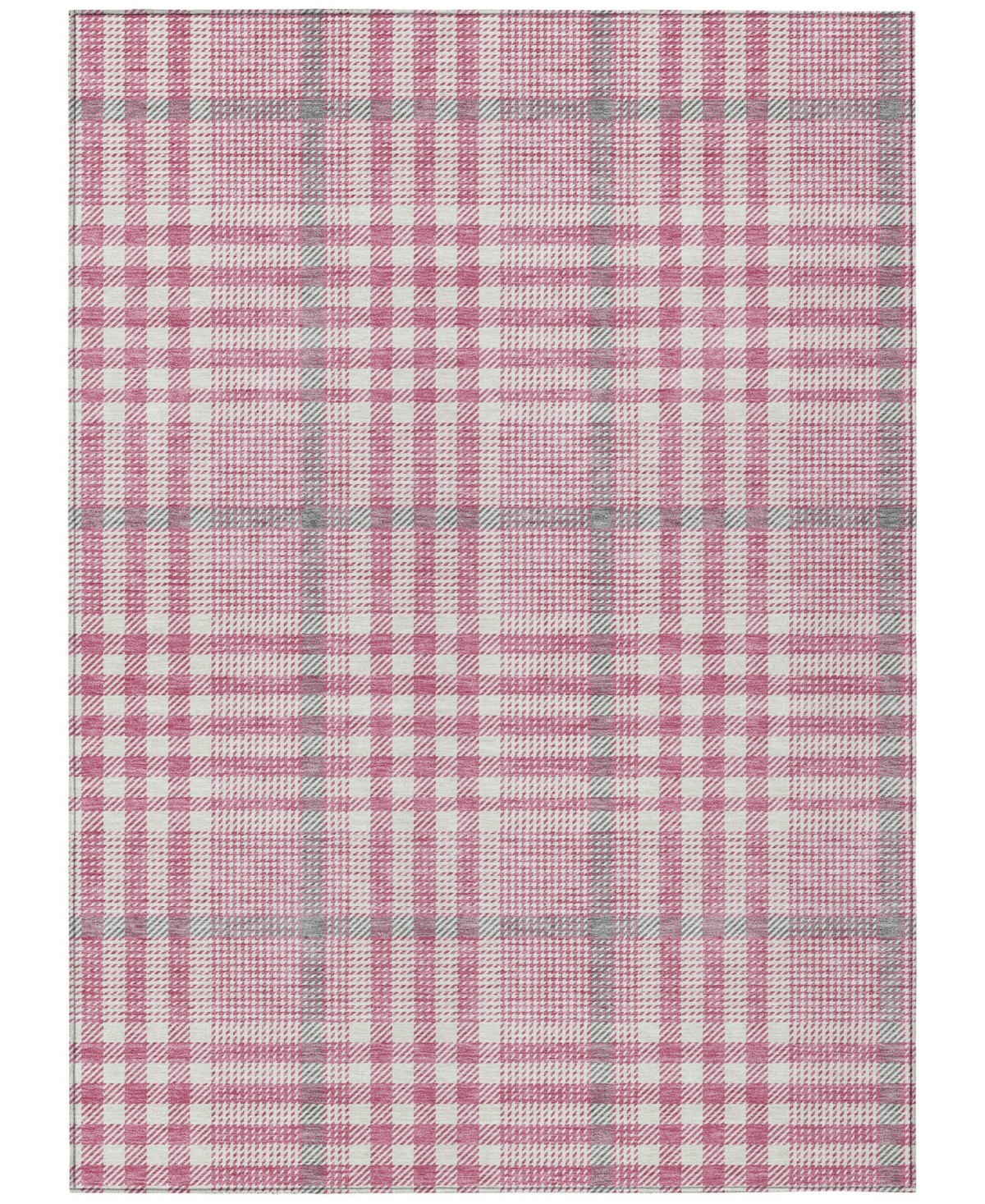 Addison Chantille Mahine Washable Acn1054 5'x7'6" Area Rug In Rose