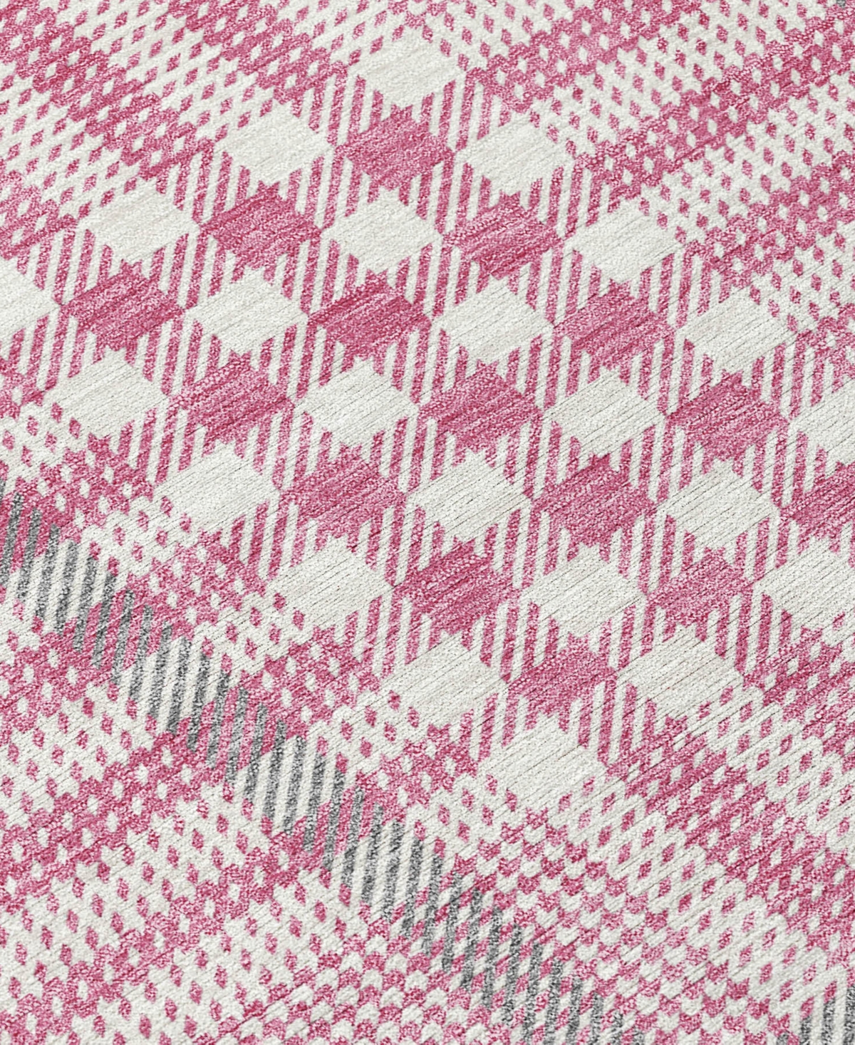 Addison Chantille Mahine Washable Acn1054 5'x7'6" Area Rug In Rose